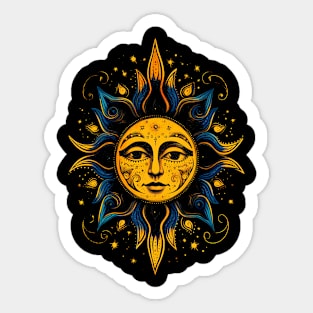 Vintage Sun Sticker